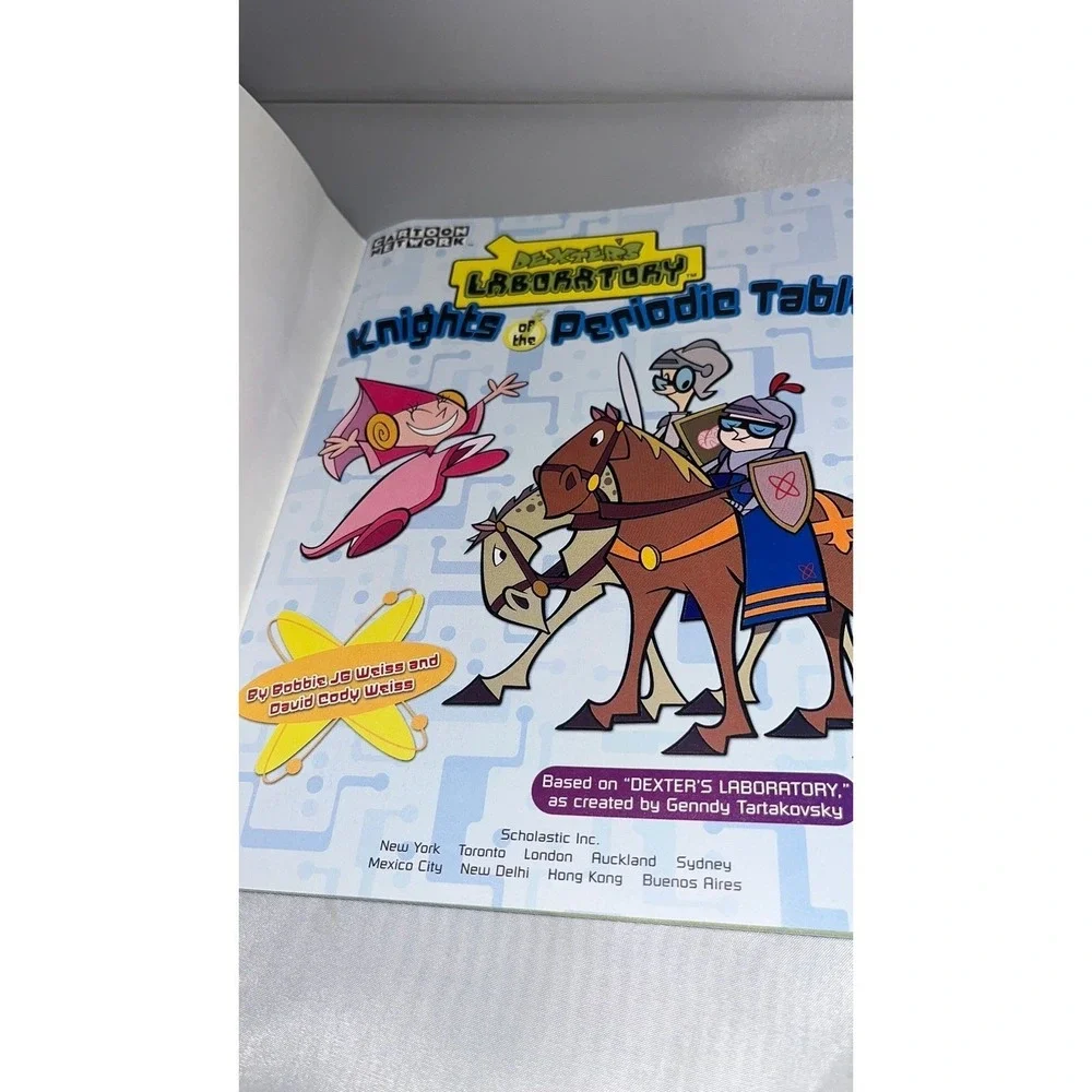 Dexters Laboratory Knights of the Periodic Table Book w/Stickers 2003 Scholastic